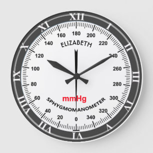 Relógio Grande Sphygmomanômetro Monitoramento Da Pressão Arterial