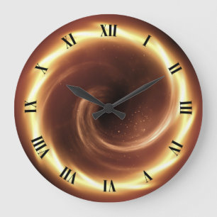 Relógio Grande Spiral Fire Vortex ~ Time Portal ~Time Machine ~  