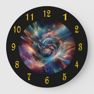 Relógio Grande Spiral Fire Vortex ~ Time Portal ~Time Machine ~