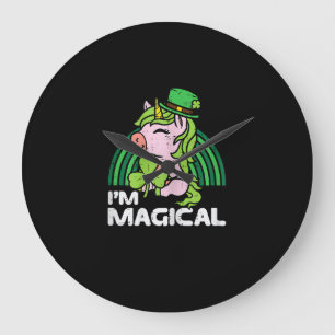 Relógio Grande St Pattys Criança Kids Homens Jogos Gamer St Patri