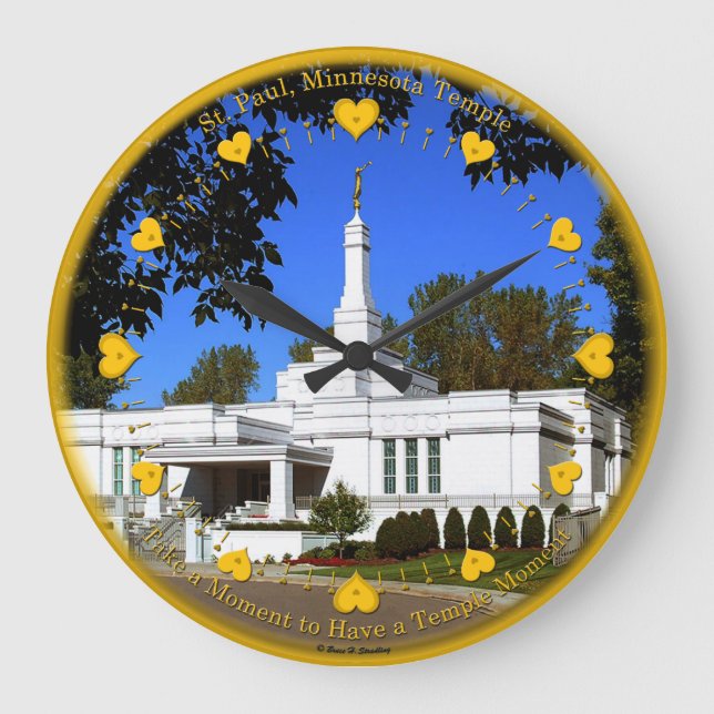 Relógio Grande St Paul, pulso de disparo do templo do manganês (Frente)