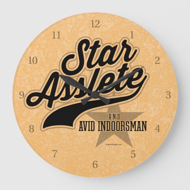 Relógio Grande Star Asslete (Avid Indoorsman) (Frente)