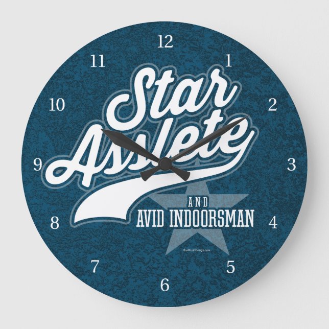 Relógio Grande Star Asslete (Avid Indoorsman) (Frente)