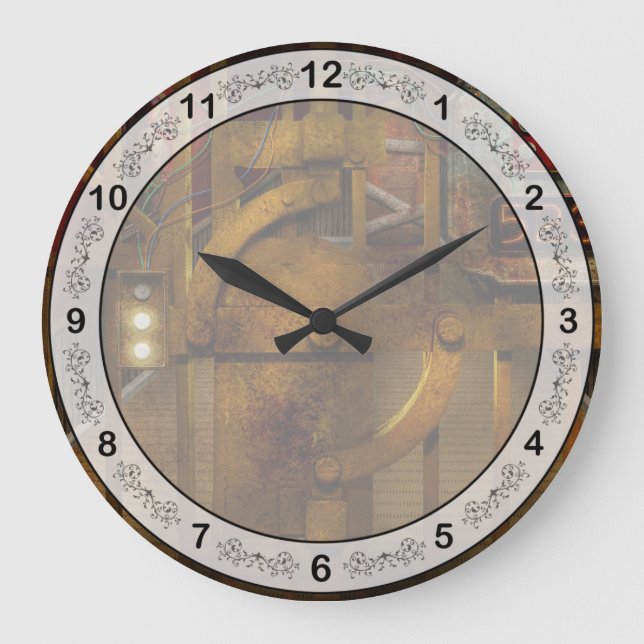 Relógio Grande Steampunk - Distopia - A Câmara (Frente)