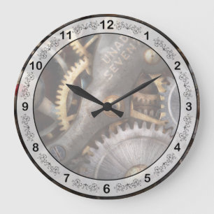Relógio Grande Steampunk - Engrenagens - Horologia