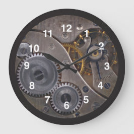 Relógio Grande Steampunk Gears diversão de Ab legal Large Clock