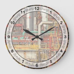 Relógio Grande Steampunk - ilusão industrial