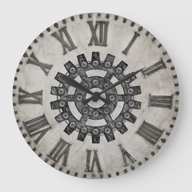 Relógio Grande Steampunk Wall Clock (Frente)