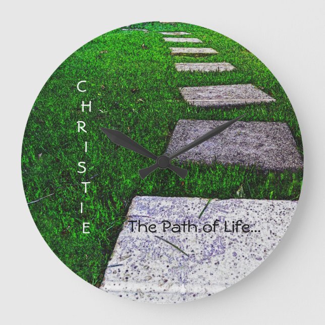 Relógio Grande Stepones por Shirley Taylor (Frente)