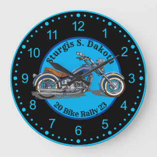 Relógio Grande Sturgis BIke Rally 2023 Blue Motorcycle