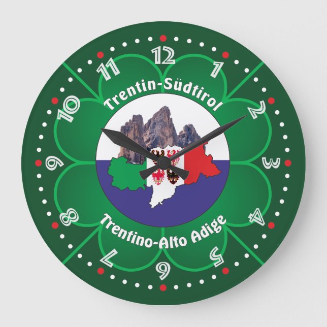 Relógio Grande Südtirol - Alto Adige - Italien - Italia Uhr (Frente)