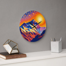 Relógio Grande Sunset no Monte Everest