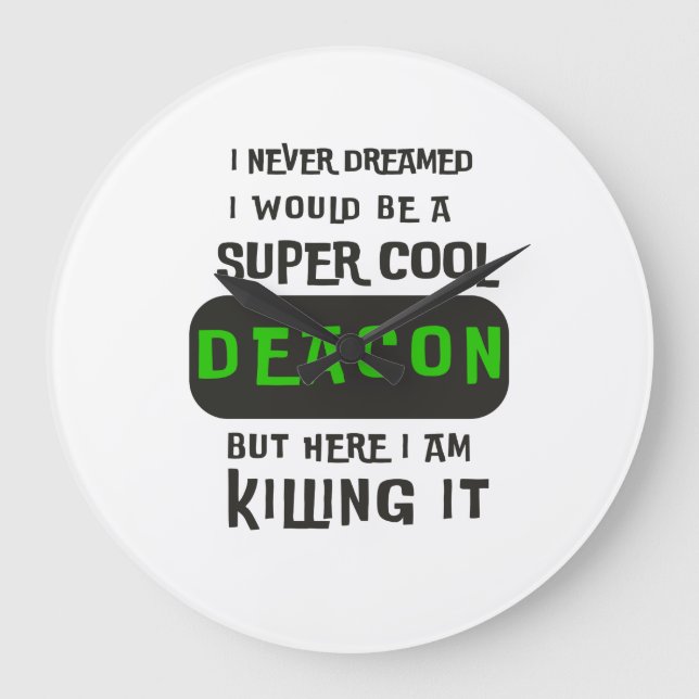 Relógio Grande Super Legal Deacon (Frente)