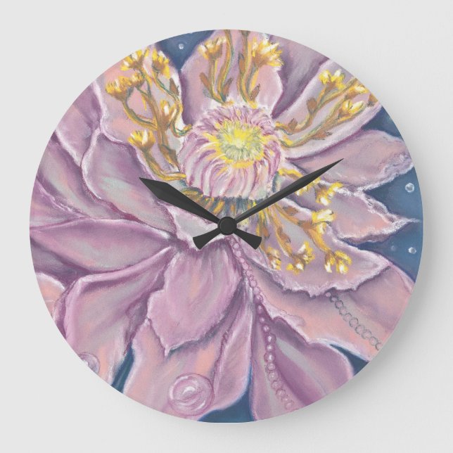 Relógio Grande Supernatural Flower (Frente)