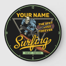 Surfer de Ondas de Estrada de Esqueleto Personaliz