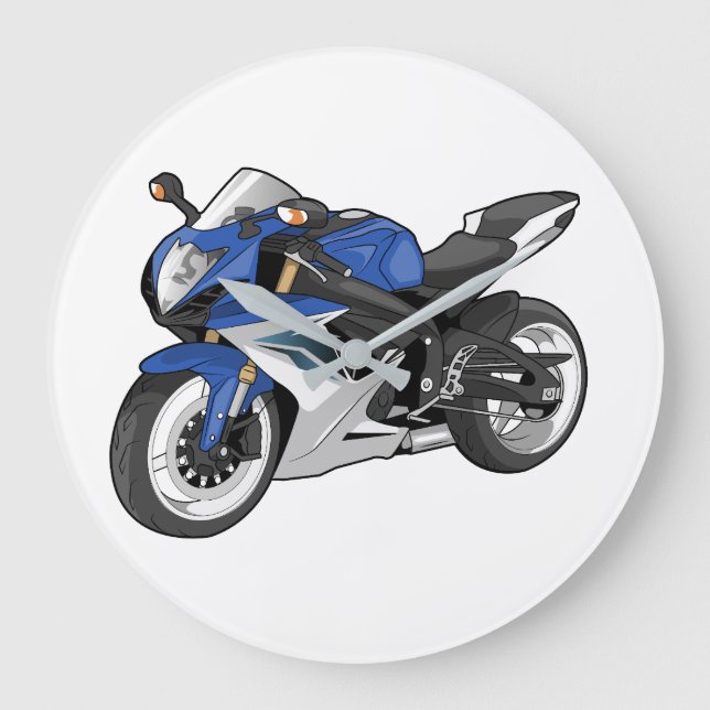 Relógio Grande Suzuki GSX-R (Frente)