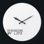 Relógio Grande Synchronized Execution Minimalist<br><div class="desc">Monitor the duration of your optimization sprints. This high-contrast clock removes distractions,  allowing for precise time-tracking during critical manual overrides.</div>