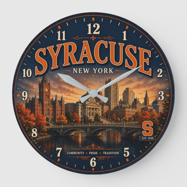 Relógio Grande Syracuse New York (Frente)