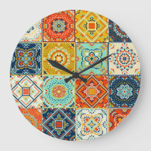 Relógio Grande Talavera, Azulejos, papel de parede mosaico turco.