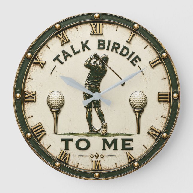 Relógio Grande Talk Birdie to Me Golf (Frente)
