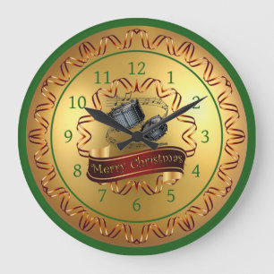 Relógio Grande Tambores de Snare ~ Rolagem Musical ~ "Feliz Natal