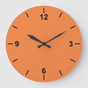 Relógio Grande Tangerina Grande Clock de Parede Grande sem Tanger