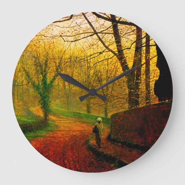 Relógio Grande Tarde de novembro Stapleton Park Grimshaw (Frente)