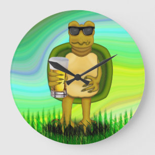 Relógio Grande Tartaruga Sede