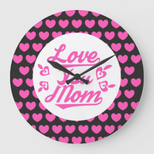 Relógio Grande Te Amo Mãe Dia de as mães-11096