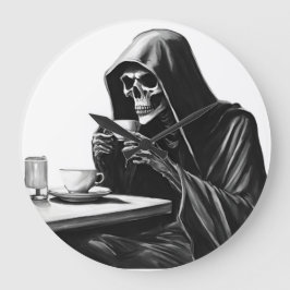 Relógio Grande Tea Time Halloween