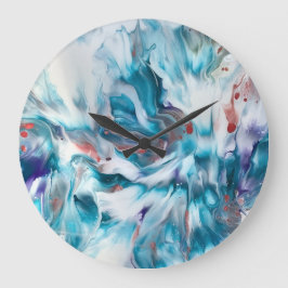 Relógio Grande Teal Magic