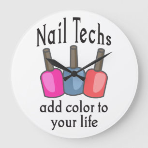 Relógio Grande Técnicas de unhas