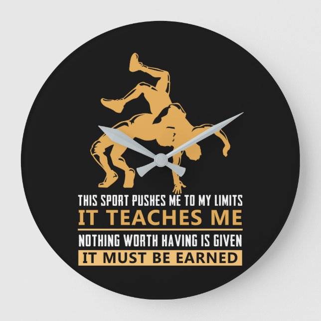 Relógio Grande TEM DE SER GANHADA Luta (Frente)