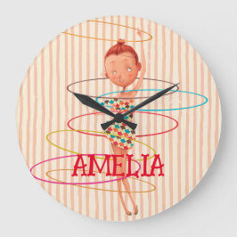 Relógio Grande Tema de circo Crianças de decoração de quartos