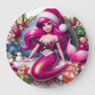 Relógio Grande Tema Princesa Mágica