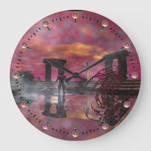 Relógio Grande TEMPLO de HYPERION da ficção científica da ÁGU