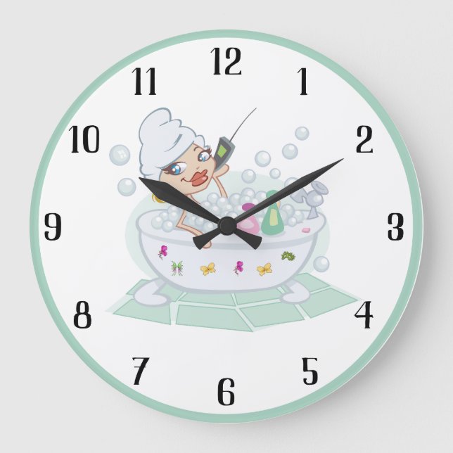 Relógio Grande Tempo de Banho (Frente)