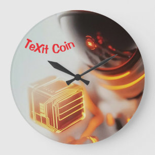 Relógio Grande Tempo de Moedas do TeXit