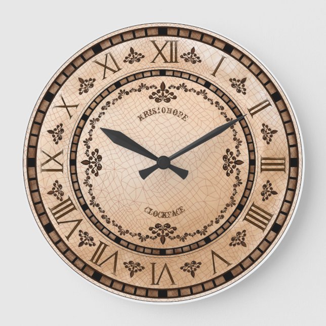 Relógio Grande Tempo de Thru AntiQued (Frente)