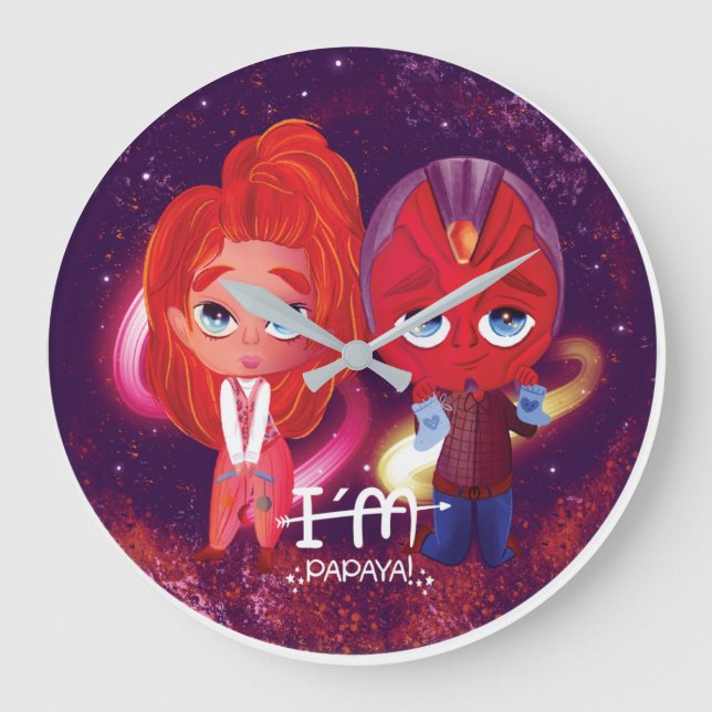 Relógio Grande tempo de wandavision (Frente)