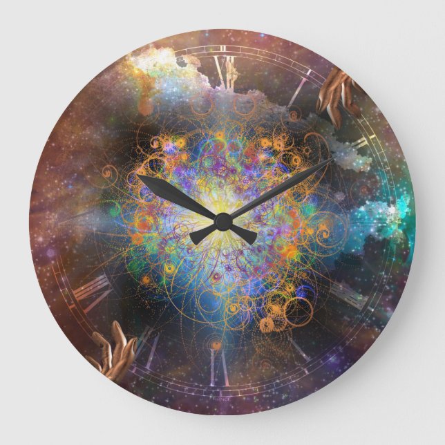 Relógio Grande Tempo do espaço atômico (Frente)