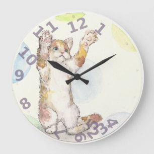 Relógio Grande Tempo do gato