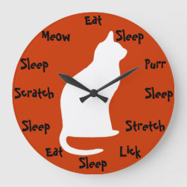 Relógio Grande Tempo do gato