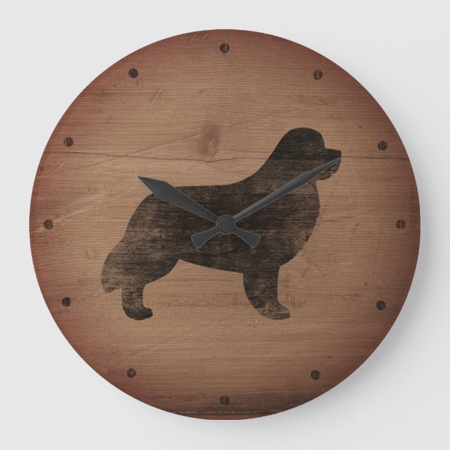 Relógio Grande Terra Nova Silhouette Rustic (Frente)
