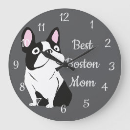 Relógio Grande Terrier de Boston