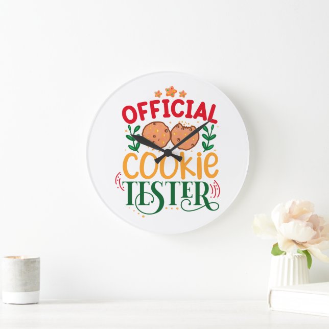 Relógio Grande Testador Oficial de Cookies (Lar)