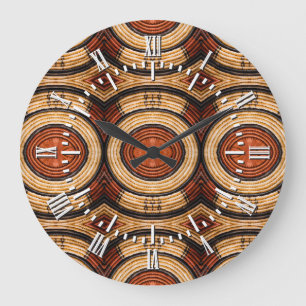 Relógio Grande Teste padrão tecido de Trivet
