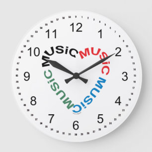 Relógio Grande Texto Música Coração