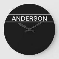 Texto personalizável | Preto e Branco Moderno Negr