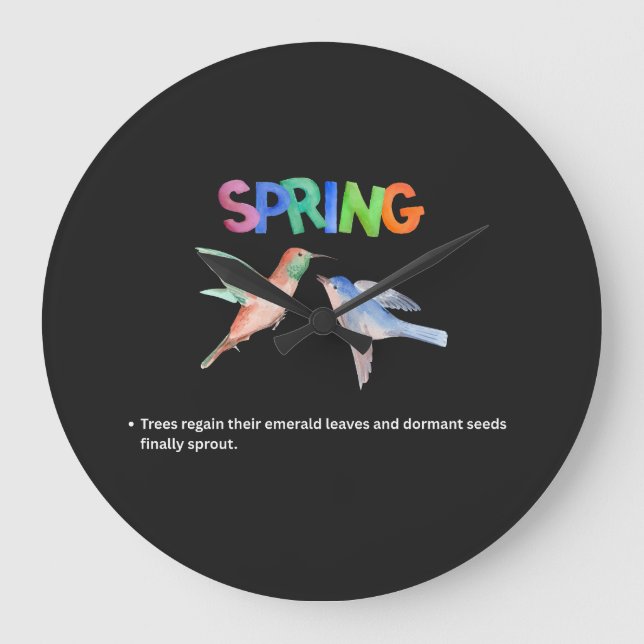 Relógio Grande The Awakening: A Visual Tribute to Spring (Frente)